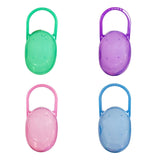 Solid Portable Pacifier Nipple Cradle Case Holder