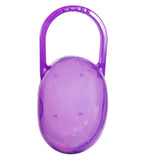 Solid Portable Pacifier Nipple Cradle Case Holder